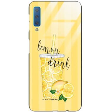 Etui Samsung GALAXY A7 2018, ST_LEMON2 Wzory - FunnyCase