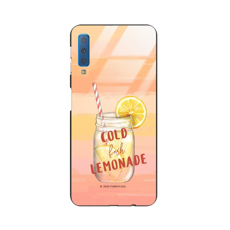 Etui Samsung GALAXY A7 2018, ST_LEMON24 Wzory - FunnyCase