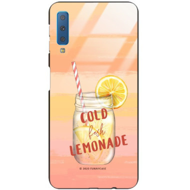 Etui Samsung GALAXY A7 2018, ST_LEMON24 Wzory - FunnyCase