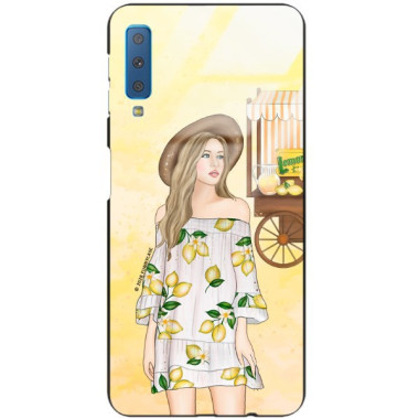 Etui Samsung GALAXY A7 2018, ST_LEMON25 Wzory - FunnyCase