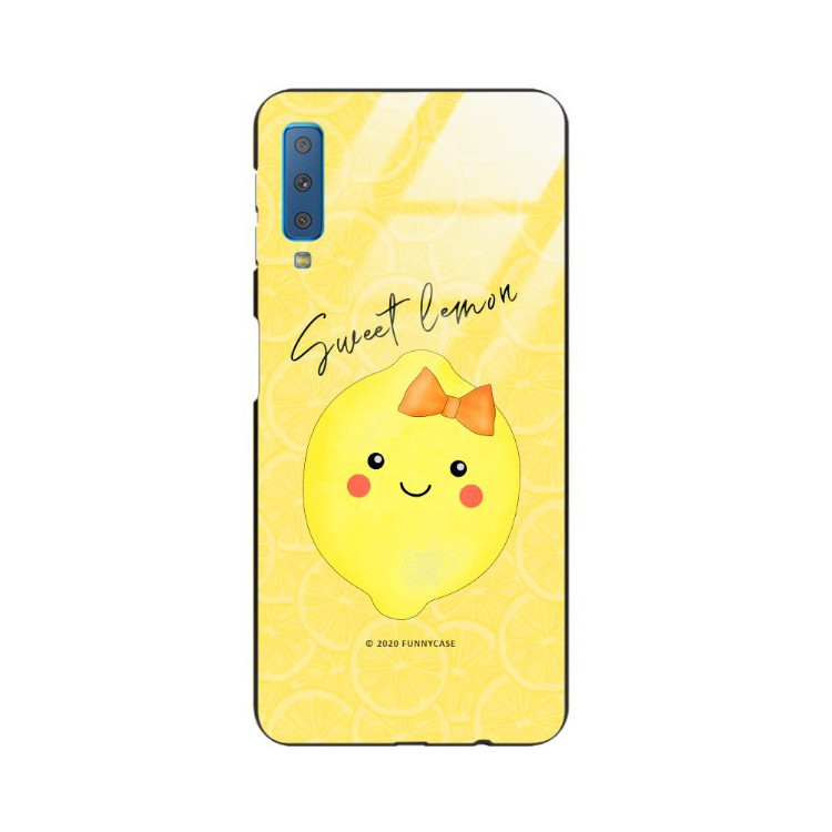 Etui Samsung GALAXY A7 2018, ST_LEMON7 Wzory - FunnyCase