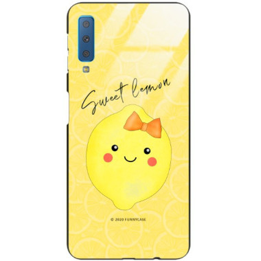 Etui Samsung GALAXY A7 2018, ST_LEMON7 Wzory - FunnyCase