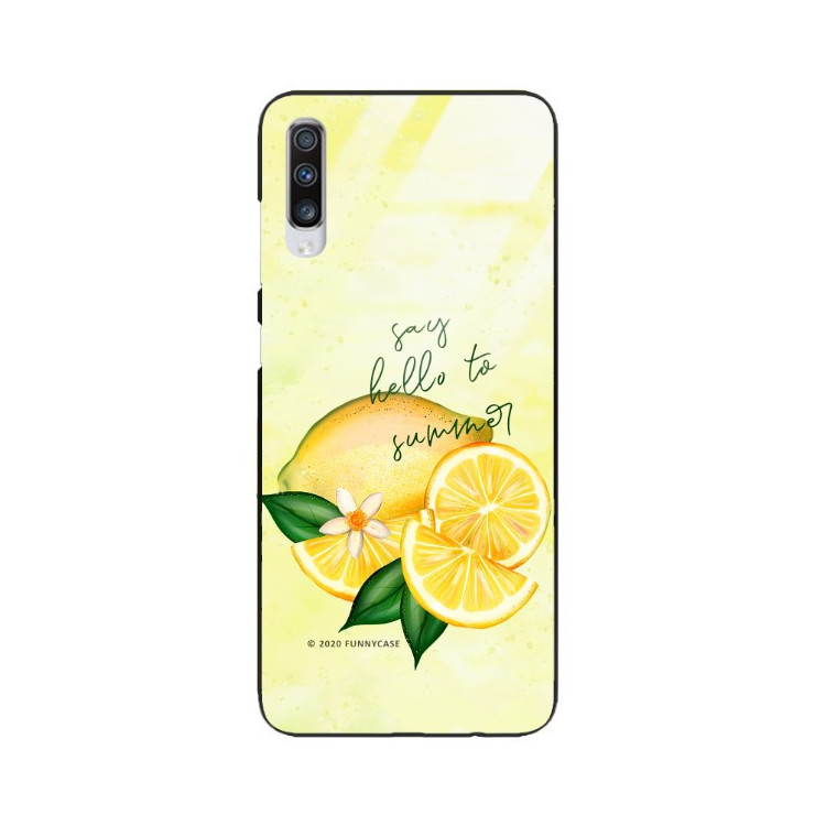 Etui Samsung GALAXY A70 / A70S, ST_LEMON67 Wzory - FunnyCase