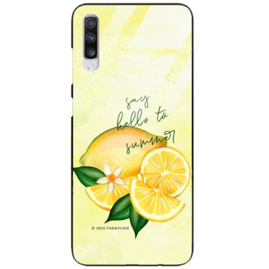 Etui Samsung GALAXY A70 / A70S, ST_LEMON67 Wzory - FunnyCase