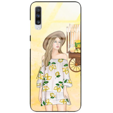 Etui Samsung GALAXY A70 / A70S, ST_LEMON25 Wzory - FunnyCase