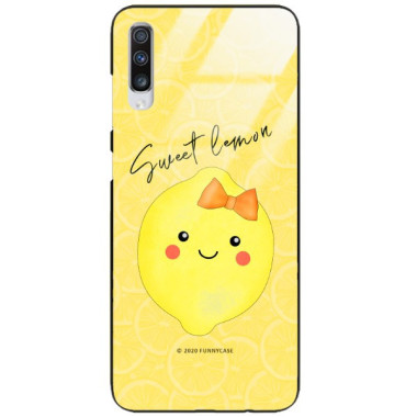 Etui Samsung GALAXY A70 / A70S, ST_LEMON7 Wzory - FunnyCase