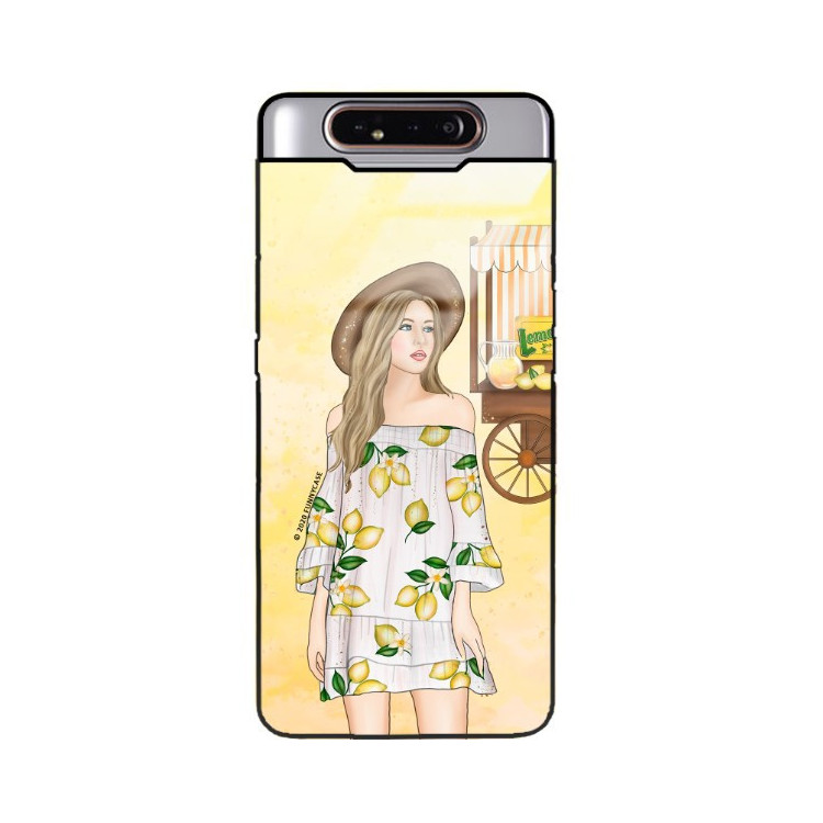 Etui Samsung GALAXY A80, ST_LEMON25 Wzory - FunnyCase