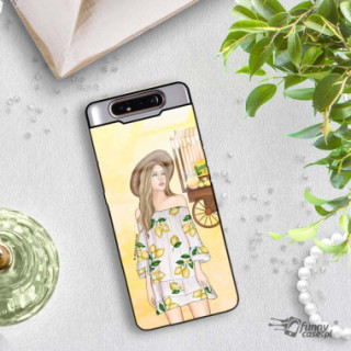 Etui Samsung GALAXY A80, ST_LEMON25 Wzory - FunnyCase