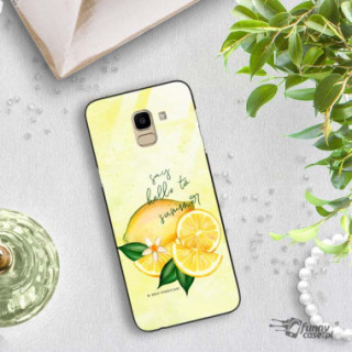 Etui Samsung GALAXY J6 2018, ST_LEMON57 Wzory - FunnyCase