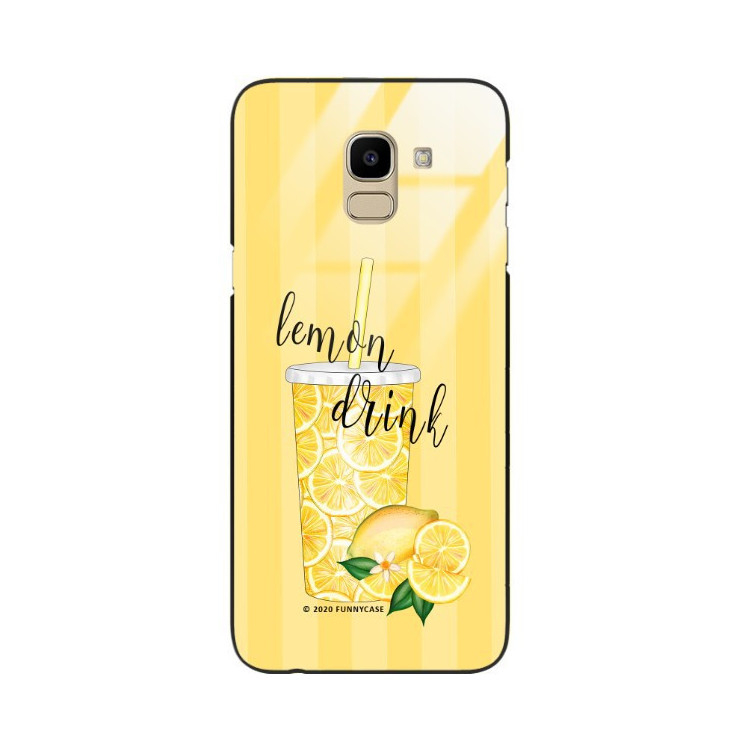 Etui Samsung GALAXY J6 2018, ST_LEMON2 Wzory - FunnyCase