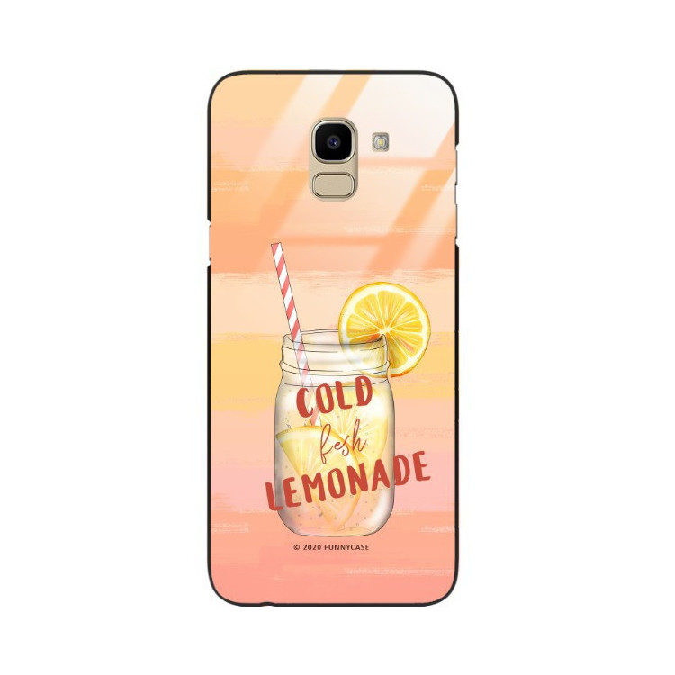 Etui Samsung GALAXY J6 2018, ST_LEMON24 Wzory - FunnyCase