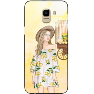 Etui Samsung GALAXY J6 2018, ST_LEMON25 Wzory - FunnyCase