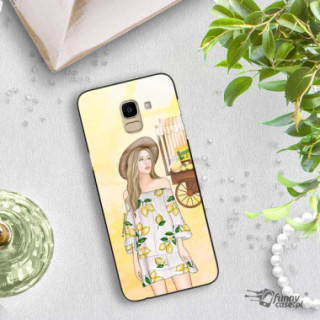 Etui Samsung GALAXY J6 2018, ST_LEMON25 Wzory - FunnyCase