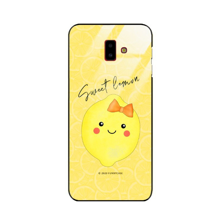 Etui Samsung GALAXY J6 PLUS 2018, ST_LEMON7 Wzory - FunnyCase