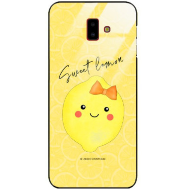 Etui Samsung GALAXY J6 PLUS 2018, ST_LEMON7 Wzory - FunnyCase