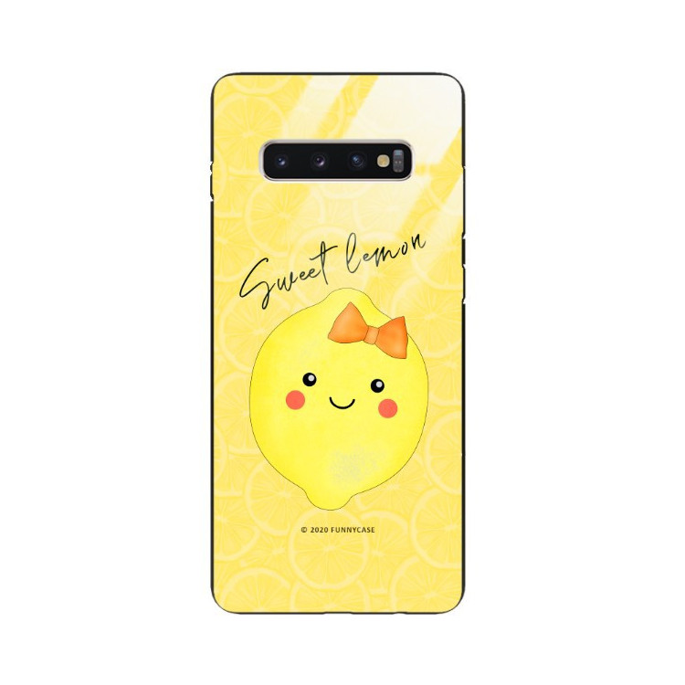 Etui Samsung GALAXY S10 PLUS, ST_LEMON7 Wzory - FunnyCase