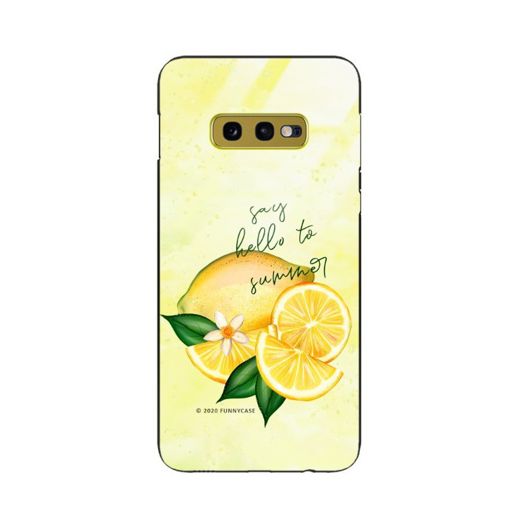 Etui Samsung GALAXY S10E, ST_LEMON49 Wzory - FunnyCase