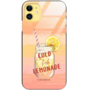 ETUI BLACK CASE GLASS NA TELEFON APPLE IPHONE 11 ST_LEMON24