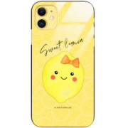 ETUI BLACK CASE GLASS NA TELEFON APPLE IPHONE 11 ST_LEMON7