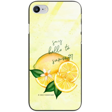 Etui Apple IPHONE 7 / 8, ST_LEMON19 Wzory - FunnyCase