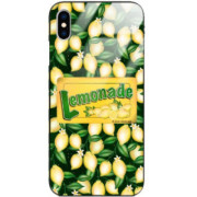 ETUI BLACK CASE GLASS NA TELEFON APPLE IPHONE X / XS ST_LEMON42