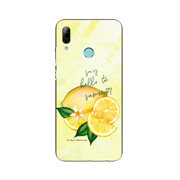 Etui Huawei P SMART 2019, ST_LEMON34 Wzory - FunnyCase