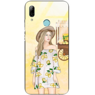 Etui Huawei P SMART 2019, ST_LEMON25 Wzory - FunnyCase