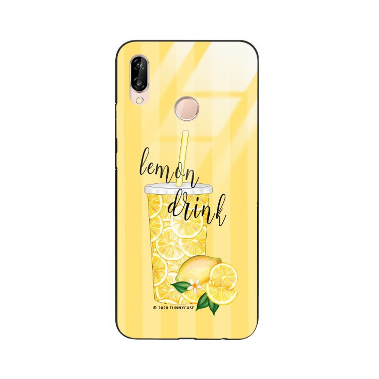 Etui Huawei P20 LITE, ST_LEMON2 Wzory - FunnyCase