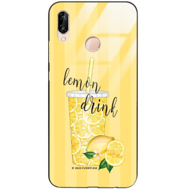 Etui Huawei P20 LITE, ST_LEMON2 Wzory - FunnyCase