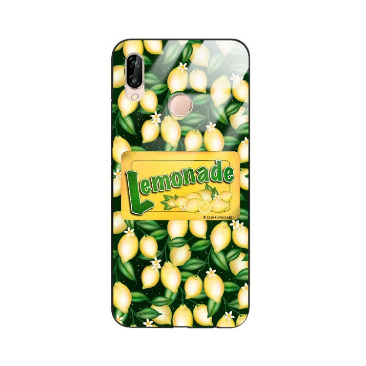 Etui Huawei P20 LITE, ST_LEMON42 Wzory - FunnyCase