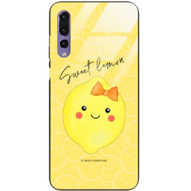 Etui Huawei P20 PRO, ST_LEMON7 Wzory - FunnyCase