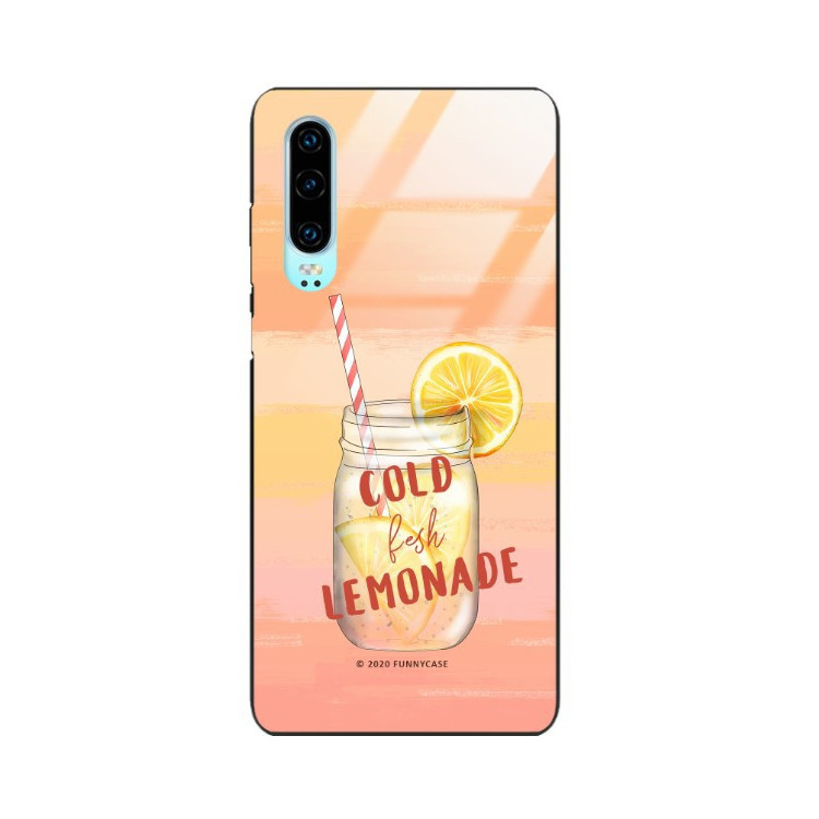 Etui Huawei P30, ST_LEMON24 Wzory - FunnyCase