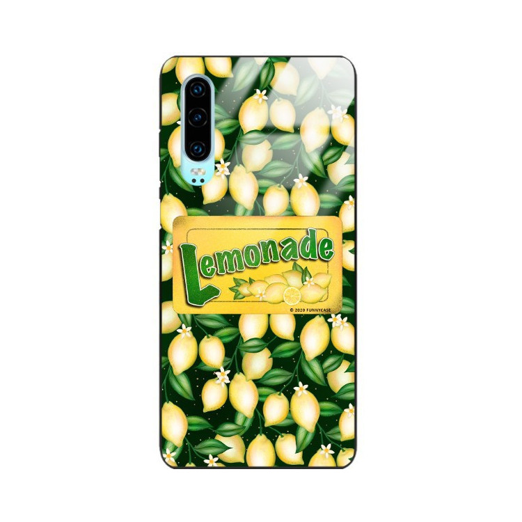 Etui Huawei P30, ST_LEMON42 Wzory - FunnyCase