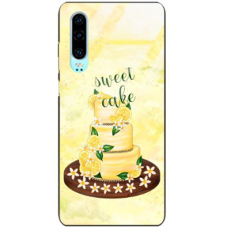 Etui Huawei P30, ST_LEMON5 Wzory - FunnyCase