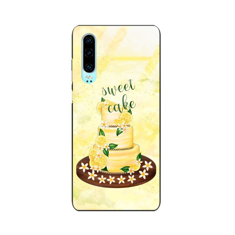 Etui Huawei P30, ST_LEMON5 Wzory - FunnyCase