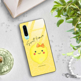 Etui Huawei P30, ST_LEMON7 Wzory - FunnyCase