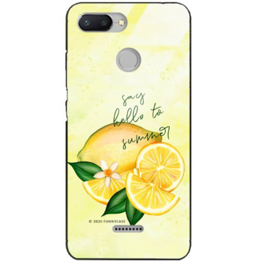 Etui Xiaomi REDMI 6, ST_LEMON33 Wzory - FunnyCase