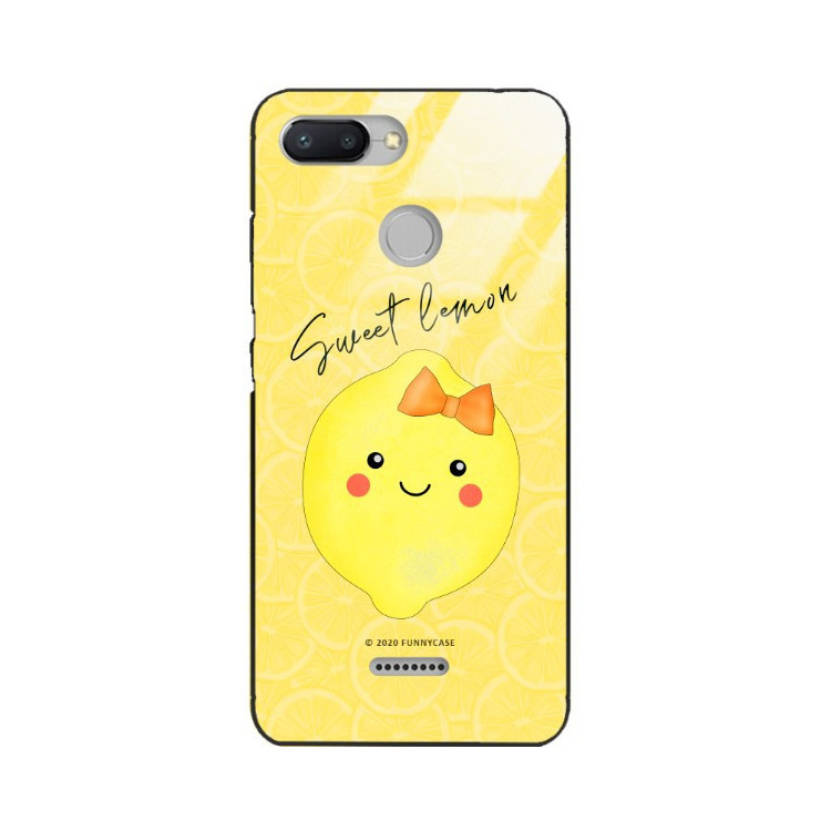 Etui Xiaomi REDMI 6, ST_LEMON7 Wzory - FunnyCase