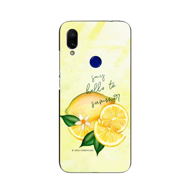 Etui Xiaomi REDMI 7, ST_LEMON31 Wzory - FunnyCase