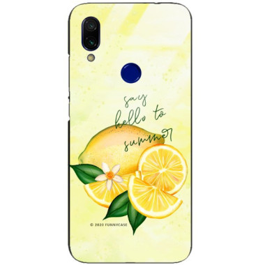 Etui Xiaomi REDMI 7, ST_LEMON31 Wzory - FunnyCase