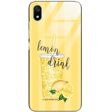 Etui Xiaomi REDMI 7A, ST_LEMON2 Wzory - FunnyCase