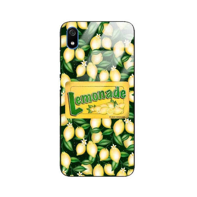 ETUI BLACK CASE GLASS NA TELEFON XIAOMI REDMI 7A ST_LEMON42