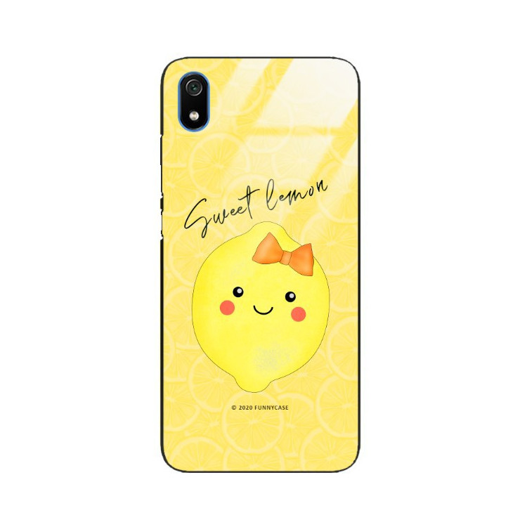 Etui Xiaomi REDMI 7A, ST_LEMON7 Wzory - FunnyCase