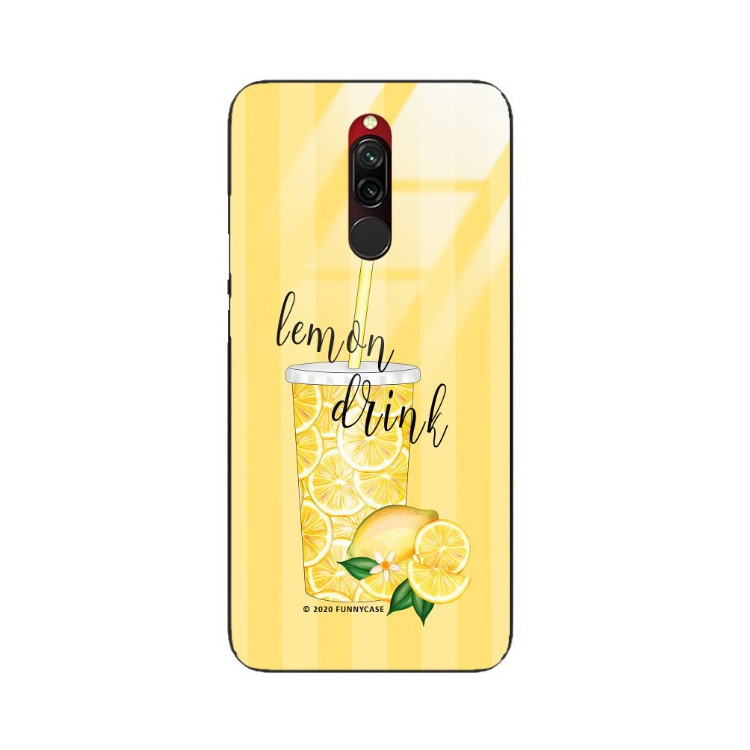 Etui Xiaomi REDMI 8, ST_LEMON2 Wzory - FunnyCase