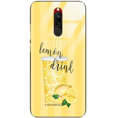 Etui Xiaomi REDMI 8, ST_LEMON2 Wzory - FunnyCase