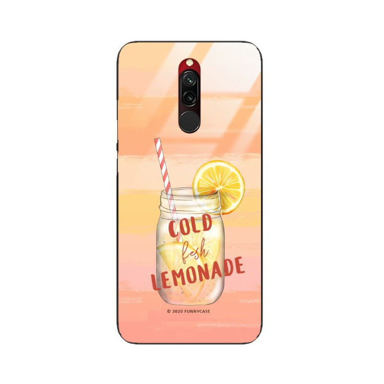 Etui Xiaomi REDMI 8, ST_LEMON24 Wzory - FunnyCase