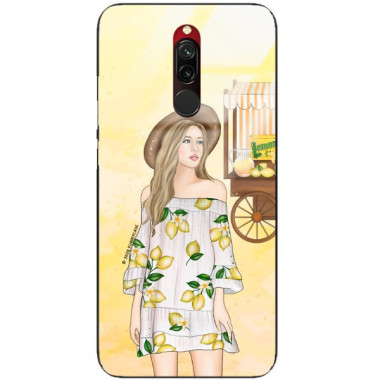 Etui Xiaomi REDMI 8, ST_LEMON25 Wzory - FunnyCase