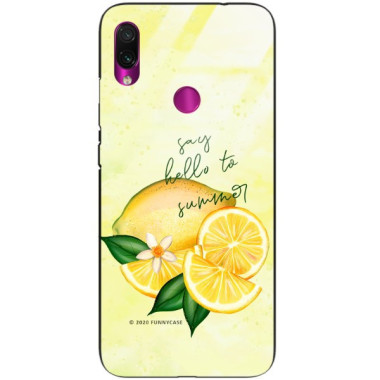 Etui Xiaomi REDMI NOTE 7, ST_LEMON29 Wzory - FunnyCase