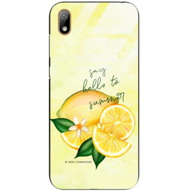 Etui Huawei Y5 2019, ST_LEMON37 Wzory - FunnyCase