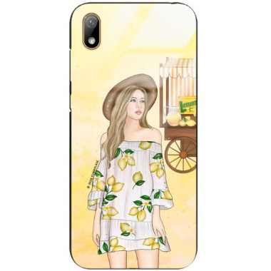 Etui Huawei Y5 2019, ST_LEMON25 Wzory - FunnyCase